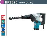 Makita HR 3520 B Elektropnömatik  Kırıcı Delici